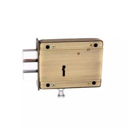Atom Iron, Steel Brown Chrome Finish Deadbolt Lock, ML004-WDL2-PC-BSK-picture-32