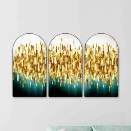 Myntra Elegant Homes Multicoloured Set of 3 Piece MDF Wall Paintings image 4