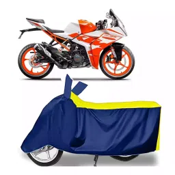 Auto Pearl Bike Cover for KTM RC125 BS6 (Yellow & Blue)-picture-27