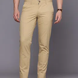 Louis Philippe Sport Men Slim Fit Chinos Trousers-image-3