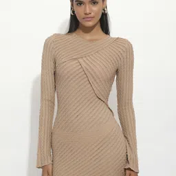 LULU & SKY Self Designed Sheath Mini Dress-picture-17