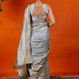 KALINI Woven Design Zari Banarasi Saree image 4