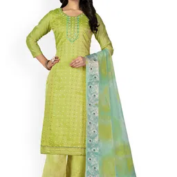 Maroosh Floral Embellished Unstitched Dress Material-image-21