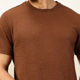 Thomas Scott Men Anti Odour Solid Round Neck T-Shirt image 2