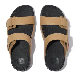 fitflop Men Textured Leather Comfort Sandals-image-50