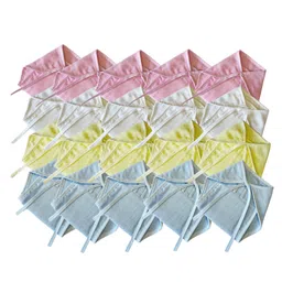 Dumbledo Newborn Muslin Cotton Nappies - Multicolor Reusable Langots, U Shaped, Extra Soft Cloth Nappies for Unisex Babies (0 - 6 Months) (Pack of 20)-picture-25