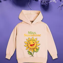 NUSYL Girls Printed Hooded Pullover Sweatshirt-image-84