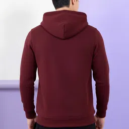 SLOWLORIS Men Printed Hooded Sweatshirt image 5