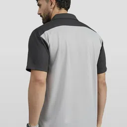 Crazymonk Typography Printed Polo Collar Cotton Oversized T-shirt image 2