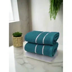 BIANCA Teal Extra Plush Turkish Terry Towels (Pack Of 2) image 1