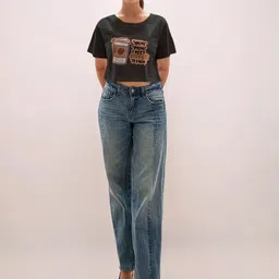 Zink London Women Printed T-shirt-image-94