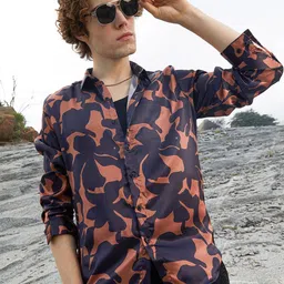 Campus Sutra Men Comfort Opaque Printed Casual Shirt-picture-15