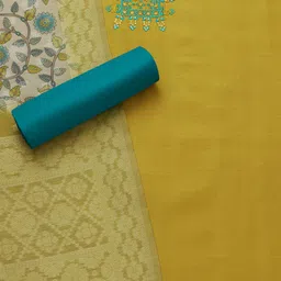 Soch Embroidered Viscose Rayon Unstitched Dress Material image 2