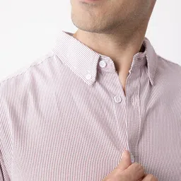 Mast & Harbour Vertical Striped Casual Shirt image 2