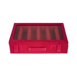 RUBOXA Pink Set of 1 Reusable Jewellery Organiser Organisers image 3