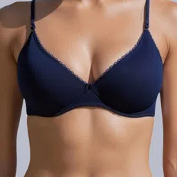 Eden Pack of 2 Medium Coverage Non Padded Non-Wired Cut and Sew Everyday Bra image 3