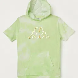 Kappa Boys Graphic Printed Hooded Pure Cotton T-shirt-image-93