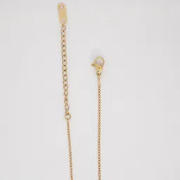 Niscka Gold-Plated Square Pendant With Chain image 4