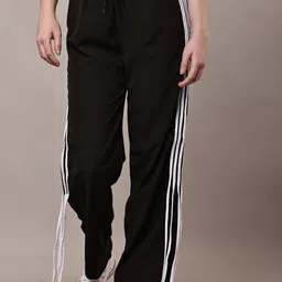 BAESD Women Striped Relaxed Straight Leg Trousers-picture-10