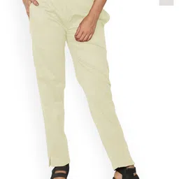 SRISARAS Women Pack Of 2 Mid-Rise Cotton Slim Fit Trousers-image-20