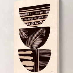 Myntra Elegant Homes Off White Canvas Other Wall Paintings image 3