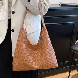 StyleCast x Revolte Textured Shopper Shoulder Bag image 3