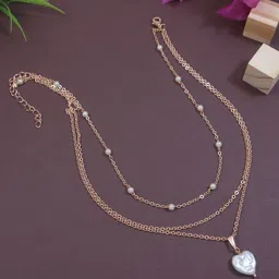 V FASHION JEWELLERY Gold-Plated Handcrafted Necklace-picture-12