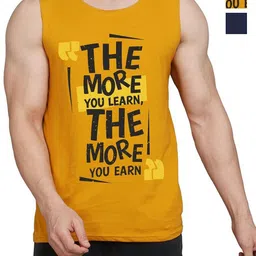 WOOSTRO Men Pack Of 2 Typography Printed Round Neck Cotton Slim Fit T-shirts-picture-21