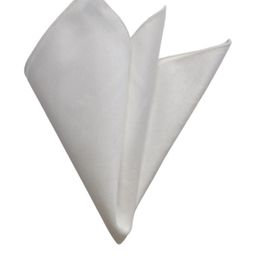 VOICI Men Solid White Microfiber Pocket Square Coat Hanky-picture-33