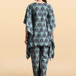 Anouk Rustic Women Printed Regular Kurta with Trousers image 3