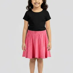 Charm n Cherish Printed Knee Length Wrap Skirts-picture-50