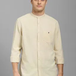 Louis Philippe Jeans Slim Fit Textured Opaque Casual Shirt-picture-19