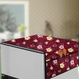 The Furnishing Tree Red Printed Air Conditioner Cover-picture-23