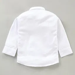 Robo Fry Full Sleeves Party Suit with Bow and Cap Solid Color - Grey image 3