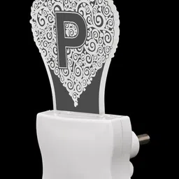 1ST TIME Red & White Printed Acrylic Contemporary Abstract Shaped Shaped Wall Lamp image 5