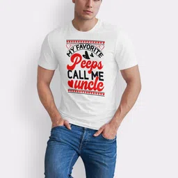 Seekbuylove Men Typography Printed Bio Finish T-shirt image 5
