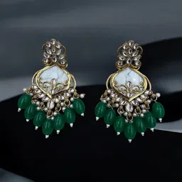 Women Click Geometric Drop Earrings image 4