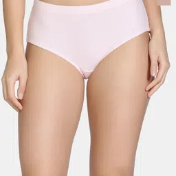 Zivame Pack Of 2 Low-Rise Full Coverage Hipster Briefs ZI28EN-Camel Pinksalt image 1