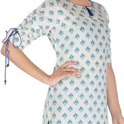 Neelokurti Women Ethnic Motifs Printed Daily Straight Kurta image 3