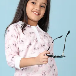 V-Mart Girls Floral Printed Cotton Top-picture-37