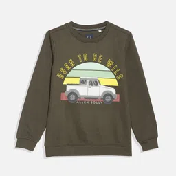 Allen Solly Junior Boys Graphic Printed Round Neck Long Sleeves Sweatshirt-picture-38