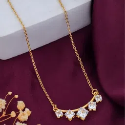 SZN Classic Set Of 2 Stainless Steel Gold-Plated Minimal Chain image 5