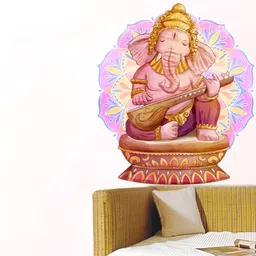Decor Villa Mutlicolor Ganeshji Wall Sticker-image-18