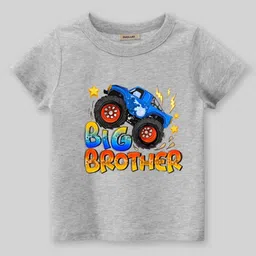 INCLUD Boys Graphic Printed Round Neck Short Sleeves Regular Fit Casual T-Shirt-picture-19