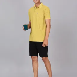 Lux Cozi Men Pack Of 2 Polo Collar Lounge T-shirts image 3