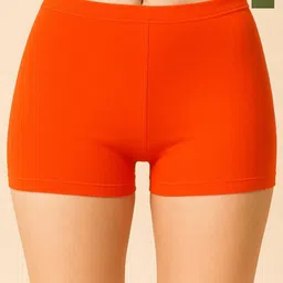 CKARFE Women Pack of 2 Slim Fit Cycling Cotton Sports Shorts-picture-15