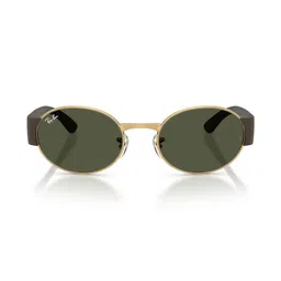 Ray-Ban Unisex Green Lens & Black Round Sunglasses-picture-17
