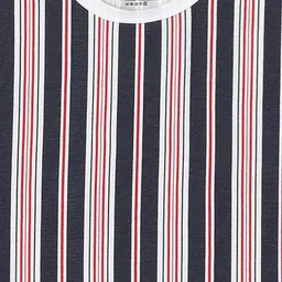 Lil Tomatoes Boys Navy Blue Cotton Printed Tshirts image 2