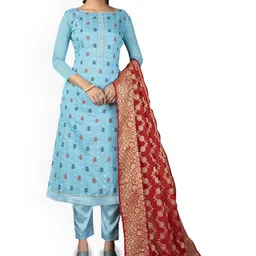 Maroosh Ethnic Motifs Woven Design Unstitched Dress Material-picture-18