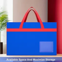 Kuber Industries Blue Set of 1 Water Resistant Multi-Utility Organisers-image-75